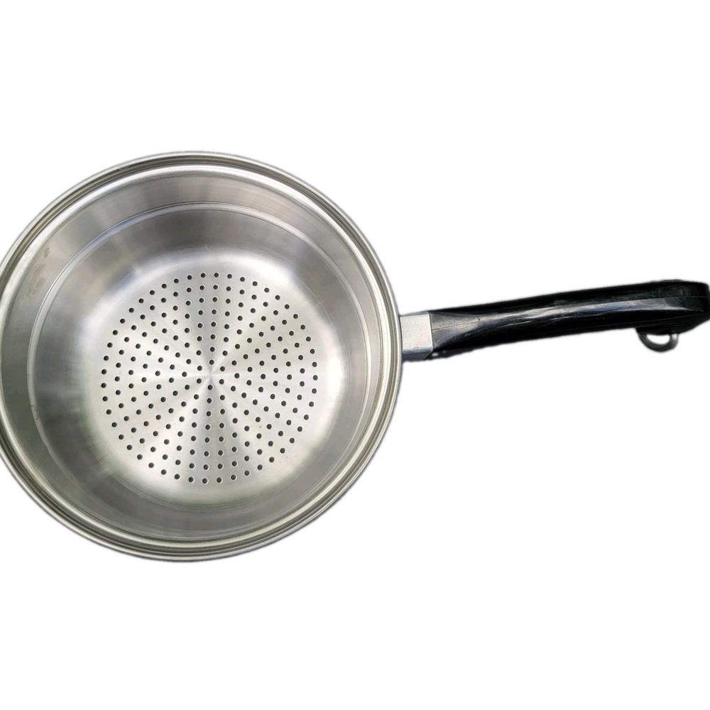 Saladmaster 7.5in Steamer Insert Stainless Cookware Colander Strainer